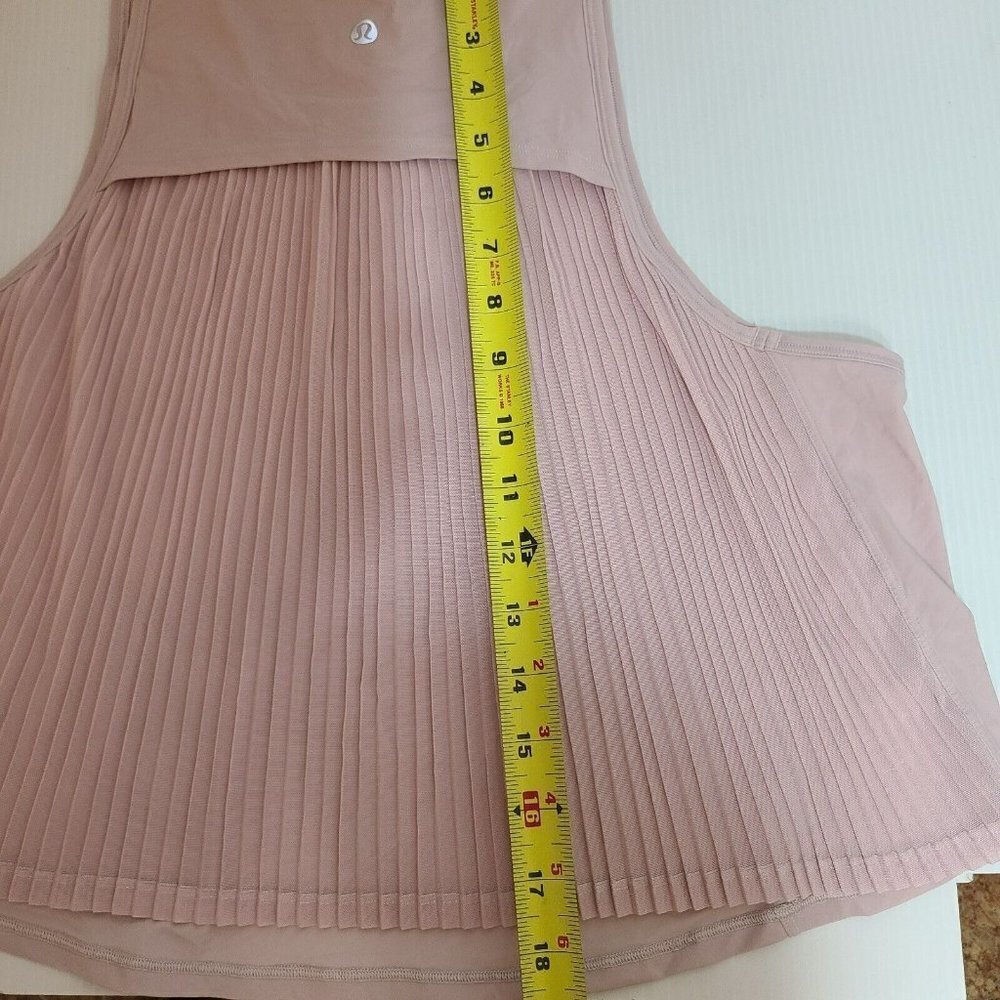Lululemon Womens All Yours Pink Sleeveless Round Neck Pullover Crop Tank Top s ? - Picture 4 of 4